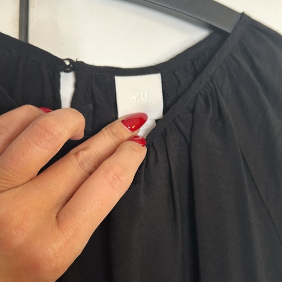 H&M Black Drop waist Dress - Picture 4 of 4